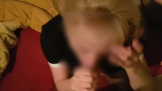 Real amateur maid suking boss and taking an amazing cumshot