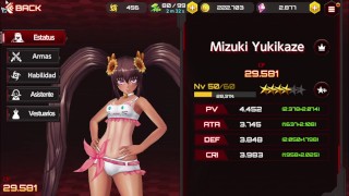 Ascensión Mizuki Shiranui Action Taimanin Modo De Desnudo