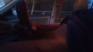 Jack off my Bbc before going over my home girl house to nock her down for a while