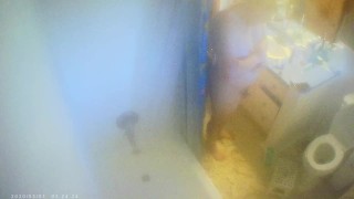 Voyeur Style Shower Footage