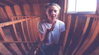 Submissive friend sucks me dry in Lowe's & Home Depot - Facial!