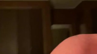 Hot trans guy takes fuck toy in virgin ass