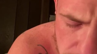 Hot trans guy takes fuck toy in virgin ass