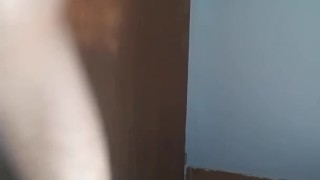 Latino boy with long thick cock with big balls shows his virgin teen ass