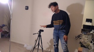 Maolo Porn Producer gets Naked & Jerks!