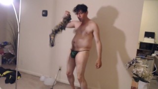 Ring the Alarms! Firefighter Maolo Strips Raw!