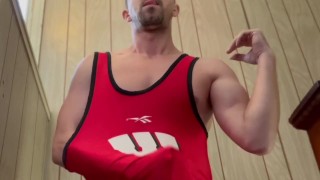 Big Dick Energy wrestler jock webcam for coach @ Onlyfans / JULIANWOLFGANG 