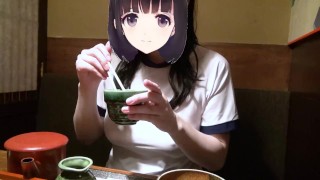 【Ｉカップ変態女子大生とうふ】ブルマに体操着で突入！その後居酒屋でブルマも体操着も脱いで食事中してたら店員が・・・❗❓