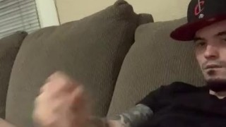 Teen secretly jerks off when no one is home / intense