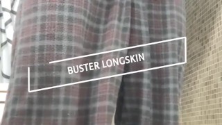 Foreskin play jerk off explosive cum shot