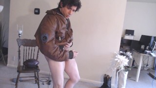 Horny Football Quarterback Maolo Jerks & Cums!!!