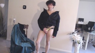 Maolo CumTV! Boxerbriefs Thong to Birthday Suit Jerk & Cum Show!