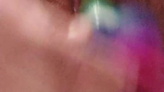 Squirting with my favorite toy