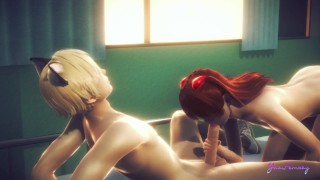 Evangelion Asuka - Is Asuka Femboy ready to swallow all that cum?