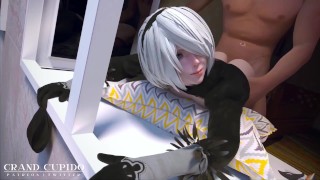 [Bonus] 2B Fuck on the window [Grand Cupido]( Nier Automata )