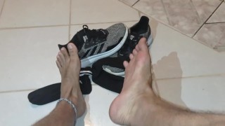 Big male feet and smelly