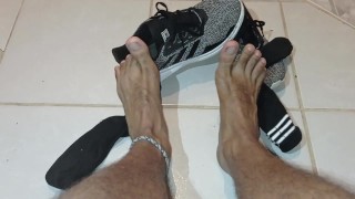 Big male feet and smelly