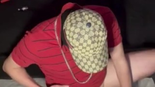 Scally Chav Fucks Pumpkin in Nike Tn