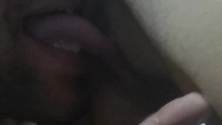 Tasting my pussy 