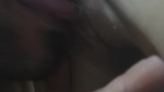 Tasting my pussy 