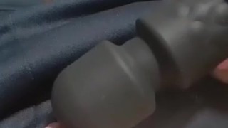 pup using new toy and cumming