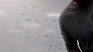 Irish math professor teacher gets a hard 69. MUST WATCH THE END!!