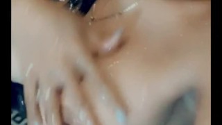 Sweet Latin Big Ass Masturbating in her Sexy Dress