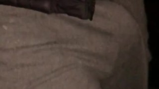 Late Night Jogging (no UNDERWEAR) in SLOW MOTION ** FREEBALLING **