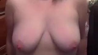 Sexy Amateur Milf Big Tits Bouncing As I Strip Down Pawg 