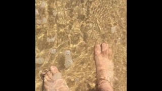 Day at the beach with Mr Manlyfoot