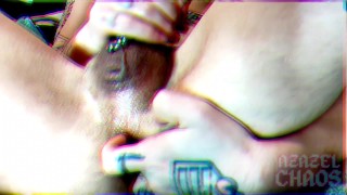 Alt man anal fucks himself with beaded butt plug and dildo while masturbating