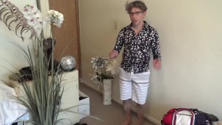 University Math Major Virgin gets naked finally for a Guy!