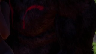 Furry gangbang | double anal and cunnilingus | wild life