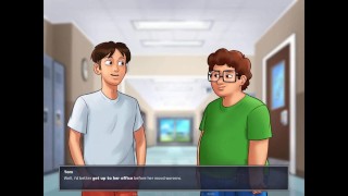 Summertime Saga:Naughty Principal With Big Tits-Ep 2