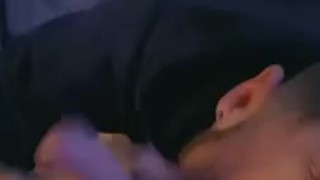 Sucking dick ends in facial