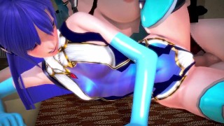 [SYMPHOGEAR] Futa Maria x Tsubasa 3D HENTAI