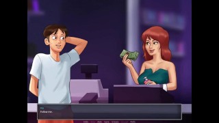 Summertime Saga:Unexpected Cumshot In Mouth-Ep15