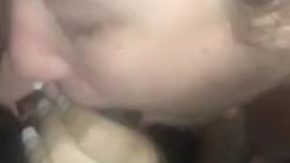 BBC slut passionate sucking