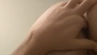 Finger banging myself 