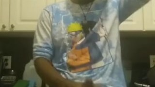 Young bbc playing with self