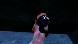 Horny Tales ninja Sheena asks for a dick and gets her wish while fucking Mythra