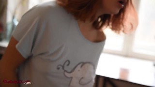 Cute Teen Masturbates Watching Porno