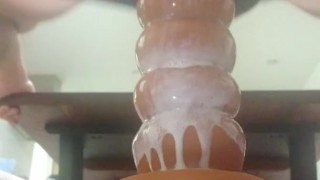 ロングアナルプラグ　奥まで入れてみた