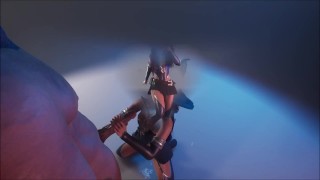 Little witch blowjob lifted and prone bone