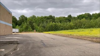 Walking naked in public and jacking off before walking back to my car