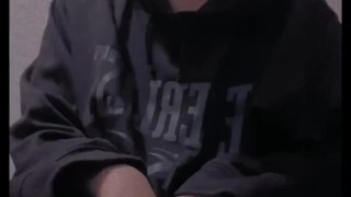 Cute Doomer Femboy shows off while listening to Viking Metal