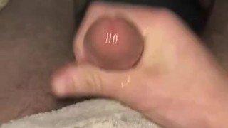 Cumshot masturbating