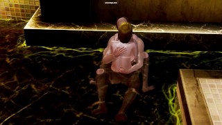 Whore gets fucked in the sauna | hot_cartoons