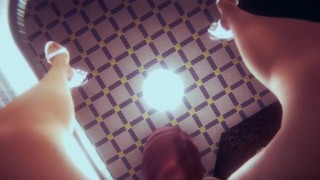 One piece: Man focuses on boa hancock's pussy