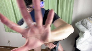 【オナニー動画】僕が考えた『しこしこエアロバイク』でカロリー消費しつつ大量射精♡